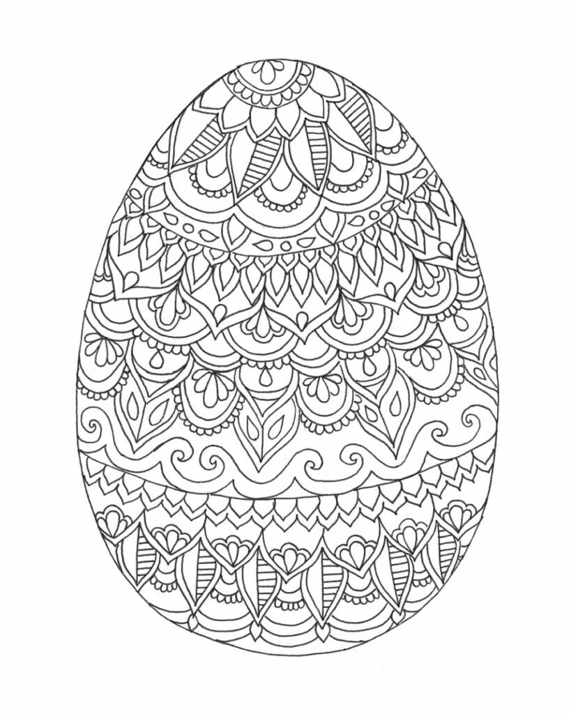 147 Happy Easter Coloring Pages Printable 102