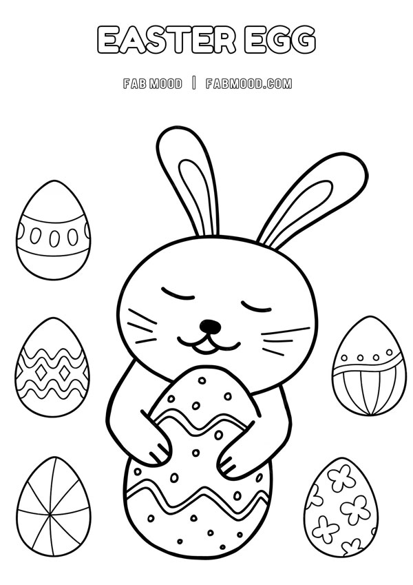 147 Happy Easter Coloring Pages Printable 106