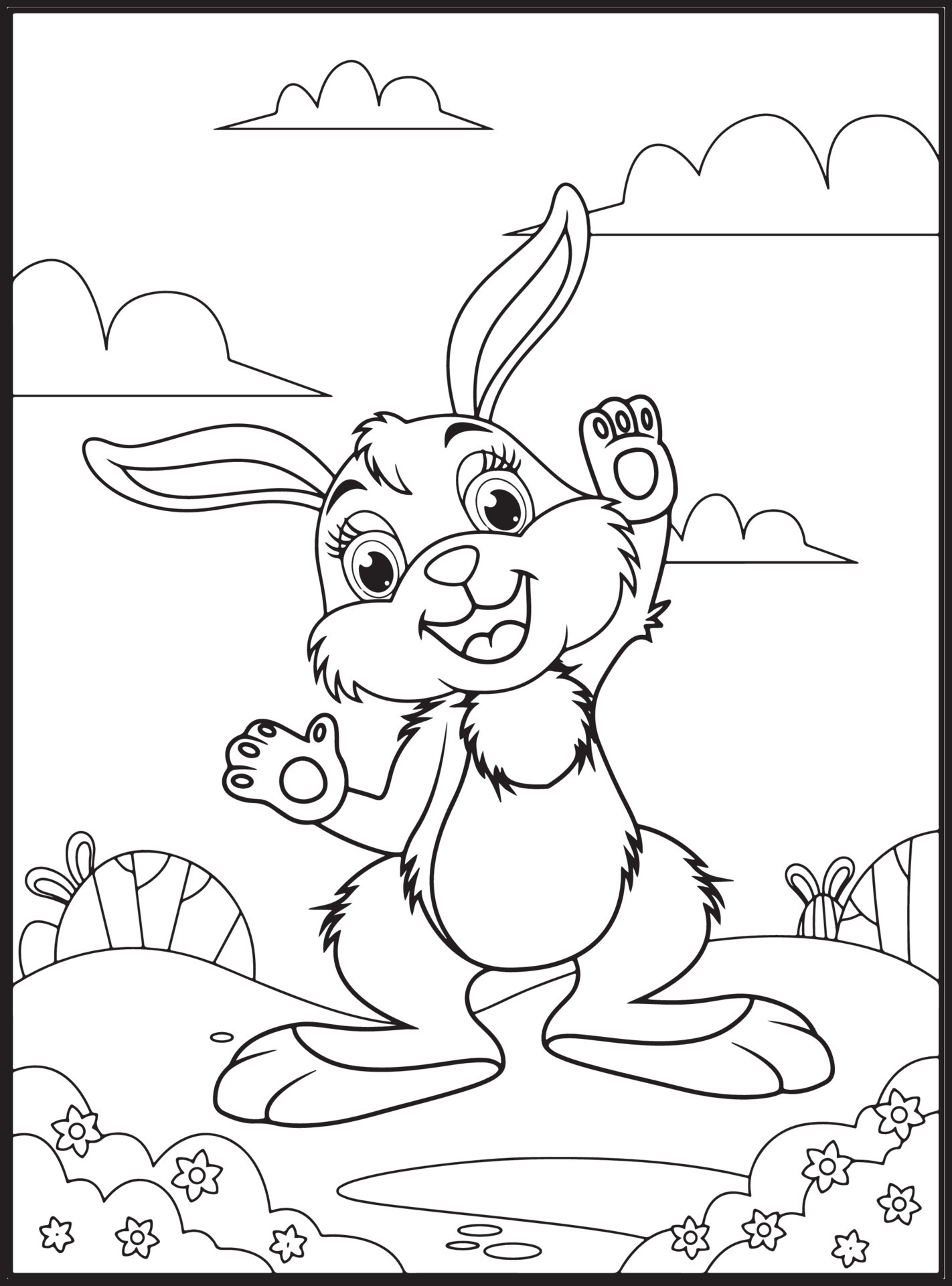 147 Happy Easter Coloring Pages Printable 109