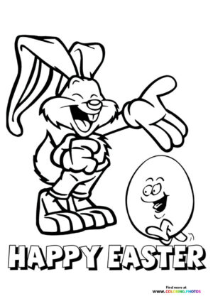 147 Happy Easter Coloring Pages Printable 111