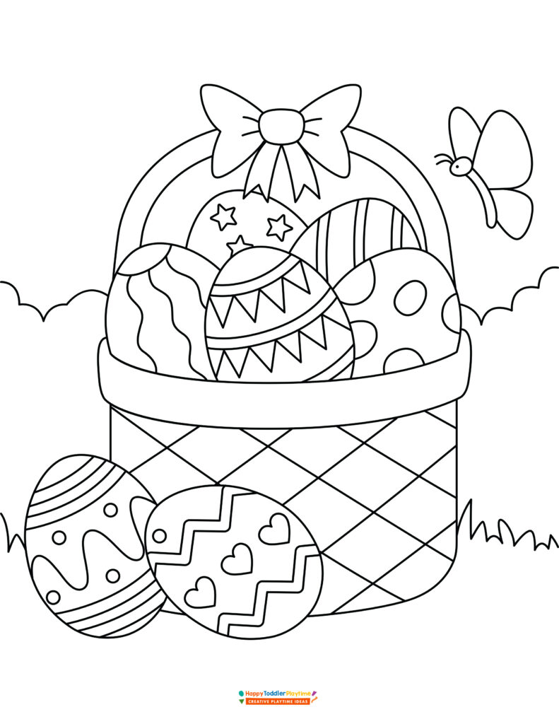 147 Happy Easter Coloring Pages Printable 117