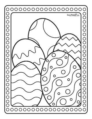 147 Happy Easter Coloring Pages Printable 123