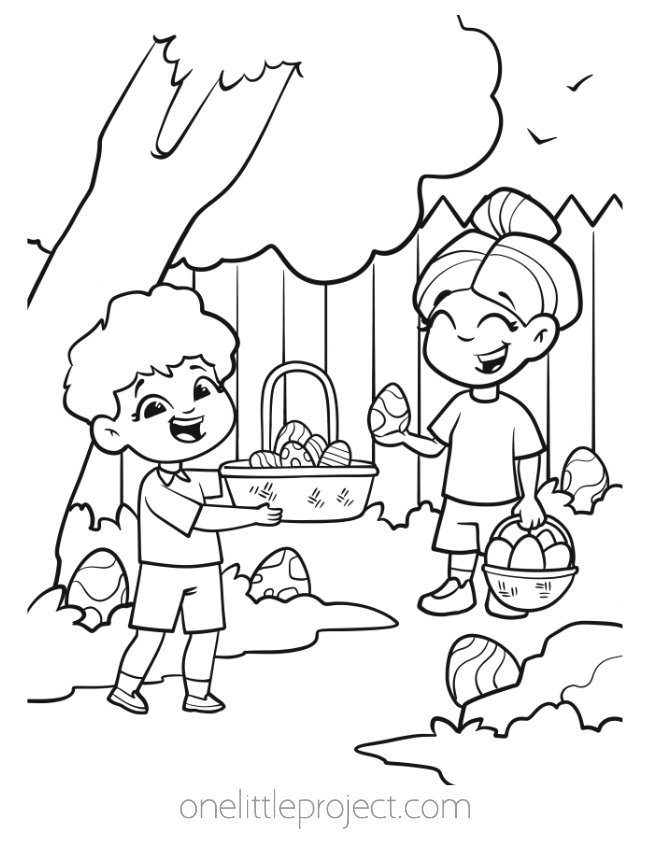 147 Happy Easter Coloring Pages Printable 127