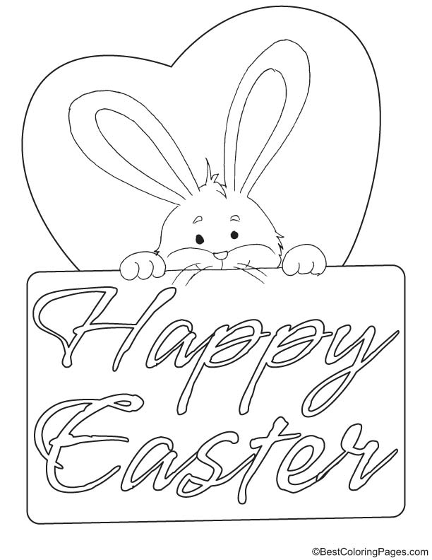 147 Happy Easter Coloring Pages Printable 132