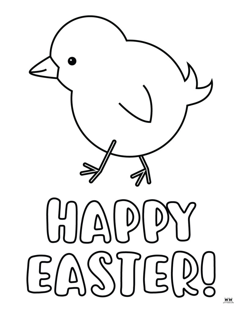 147 Happy Easter Coloring Pages Printable 134