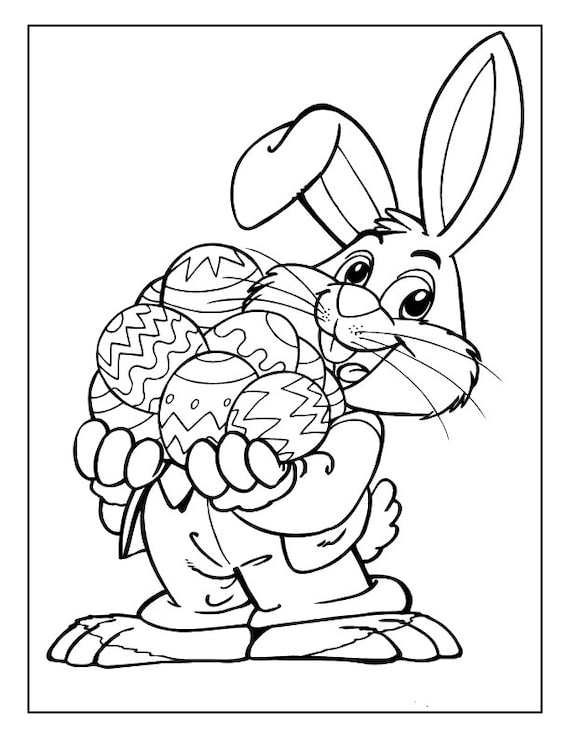 147 Happy Easter Coloring Pages Printable 136