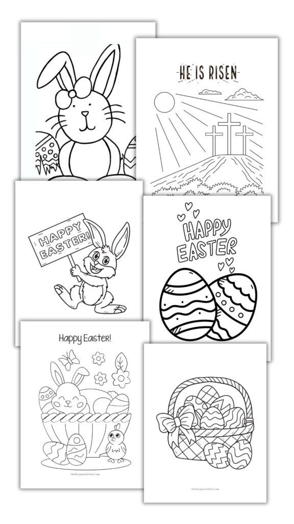 147 Happy Easter Coloring Pages Printable 142