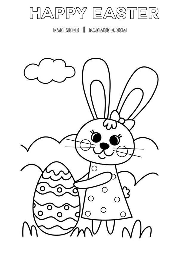 147 Happy Easter Coloring Pages Printable 146