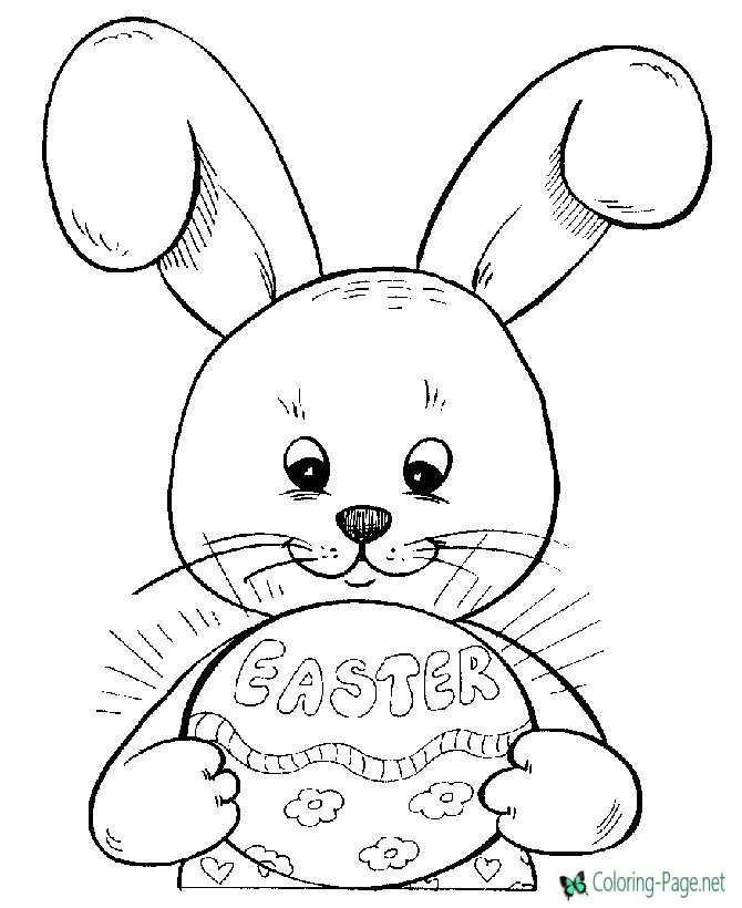 147 Happy Easter Coloring Pages Printable 147