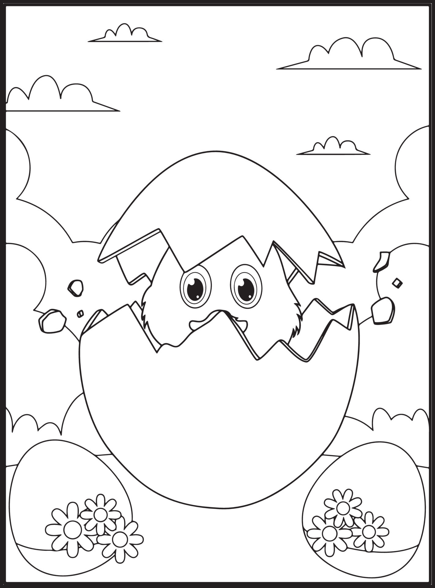 147 Happy Easter Coloring Pages Printable 20