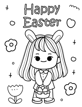 147 Happy Easter Coloring Pages Printable 28