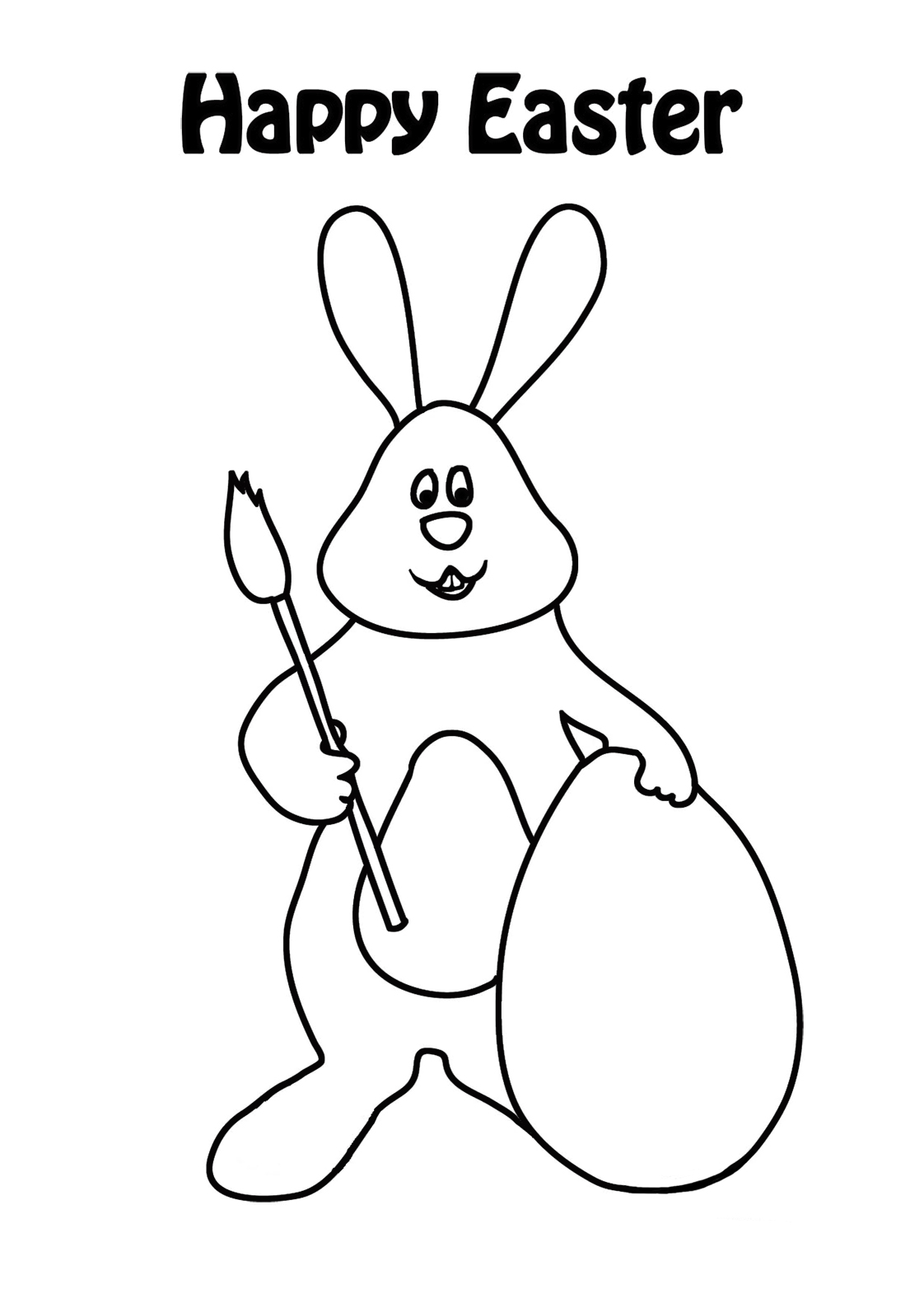 147 Happy Easter Coloring Pages Printable 37