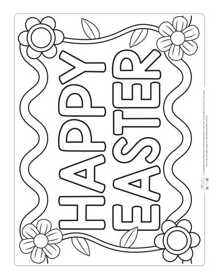 147 Happy Easter Coloring Pages Printable 44