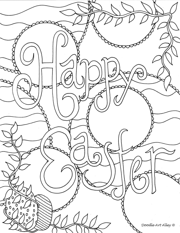 147 Happy Easter Coloring Pages Printable 48