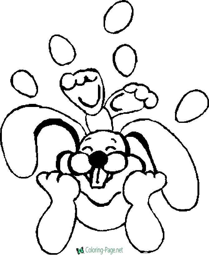 147 Happy Easter Coloring Pages Printable 55