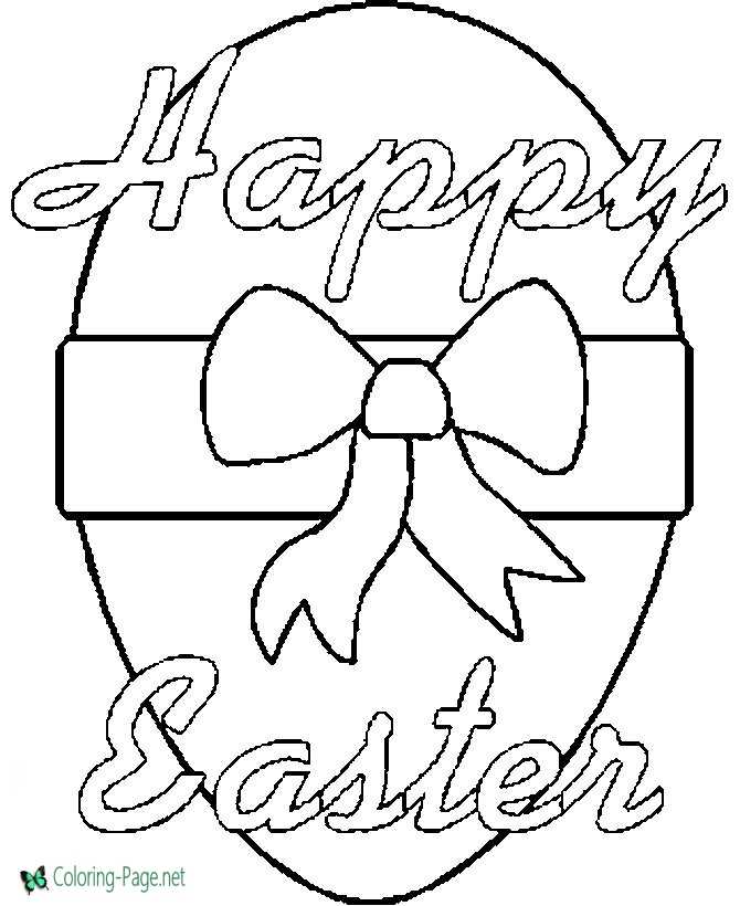 147 Happy Easter Coloring Pages Printable 56