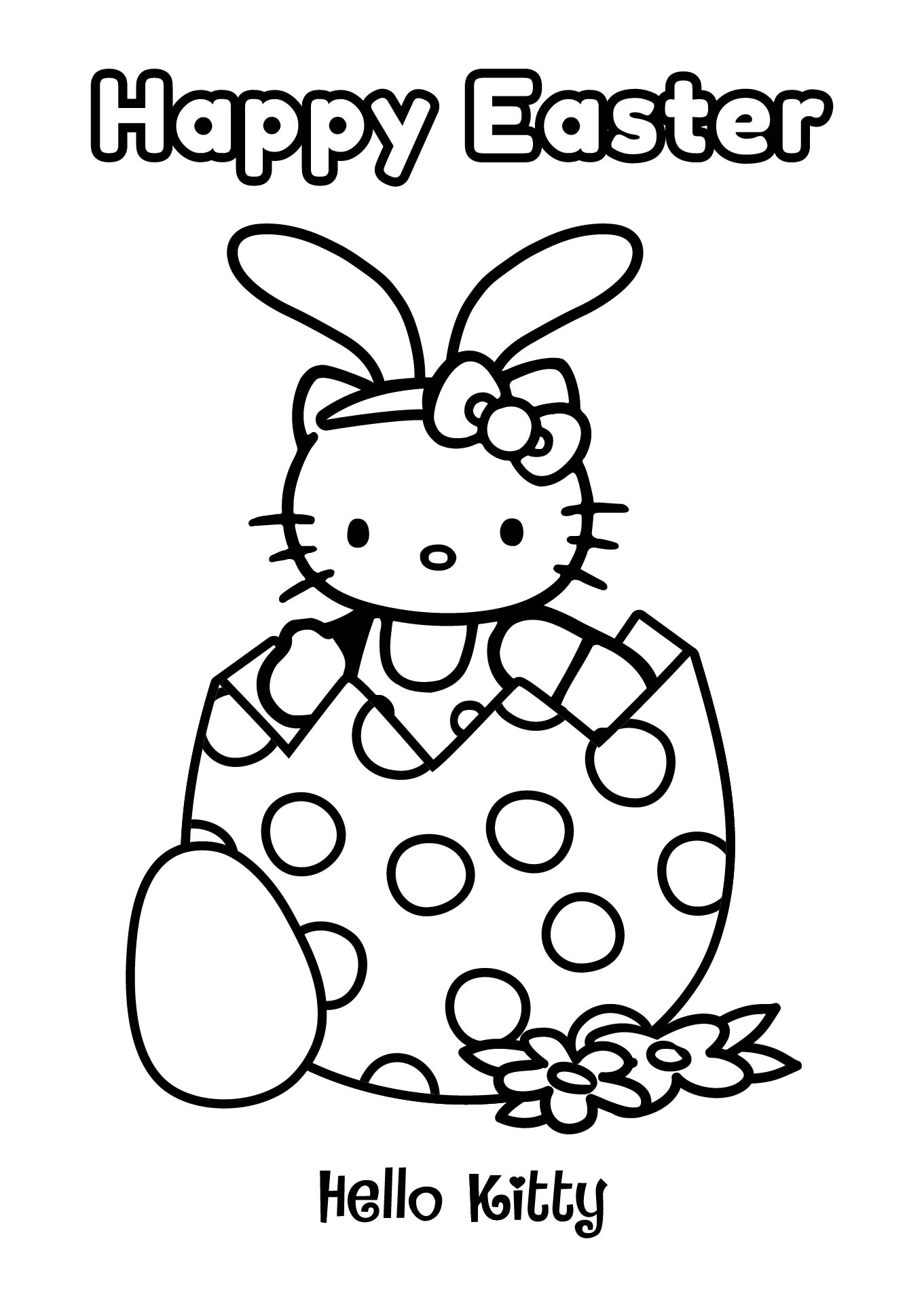 147 Happy Easter Coloring Pages Printable 57