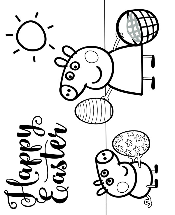 147 Happy Easter Coloring Pages Printable 59