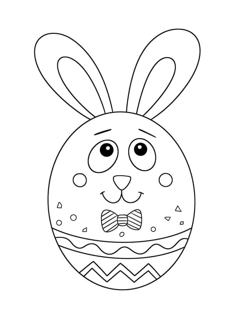 147 Happy Easter Coloring Pages Printable 62