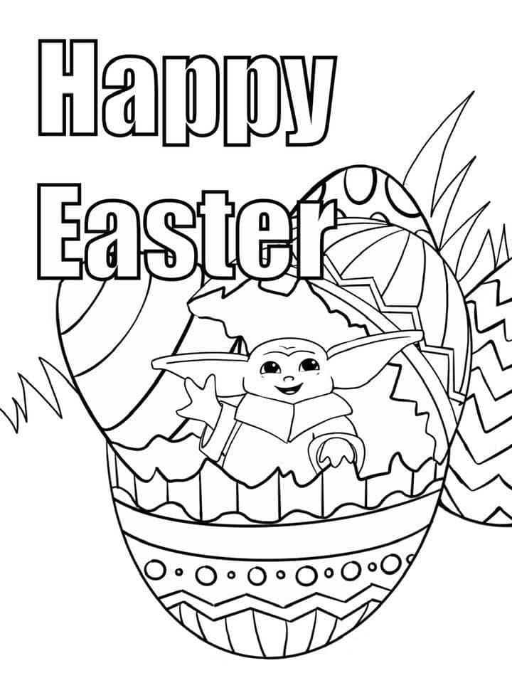 147 Happy Easter Coloring Pages Printable 65