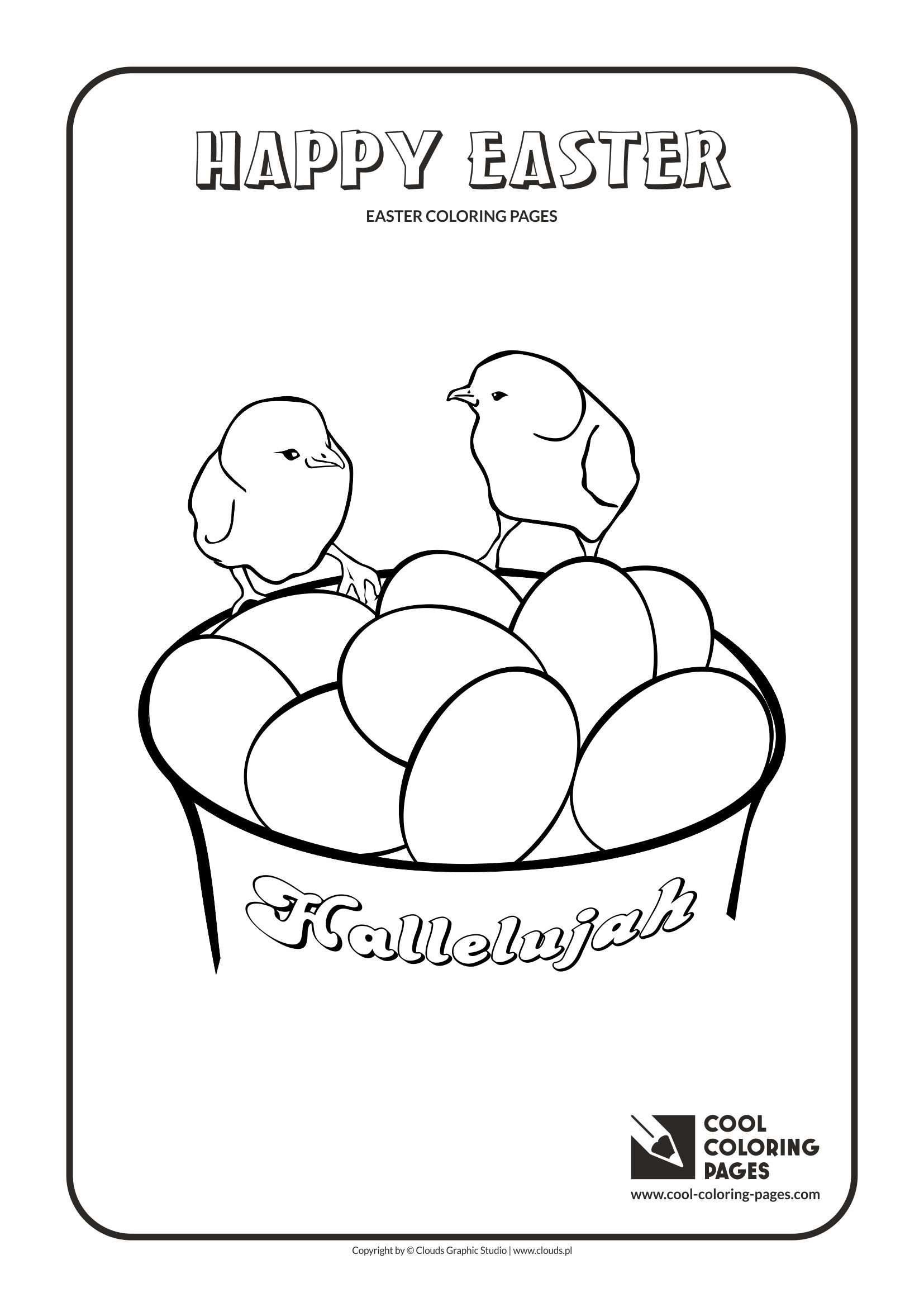 147 Happy Easter Coloring Pages Printable 76