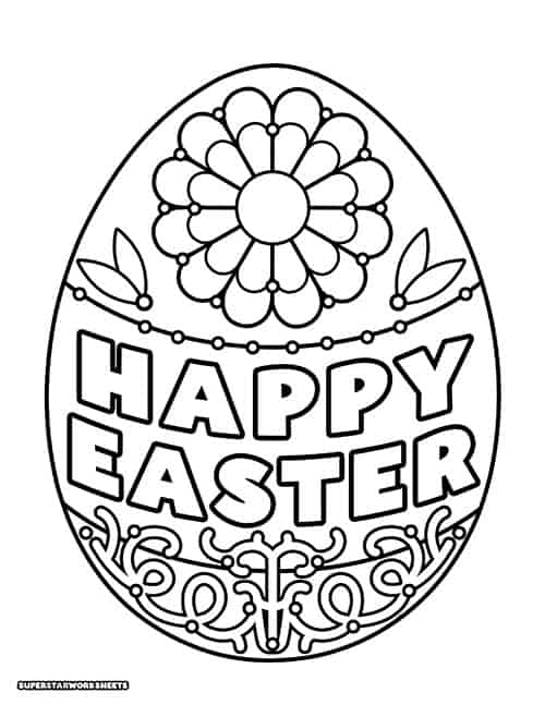 147 Happy Easter Coloring Pages Printable 77