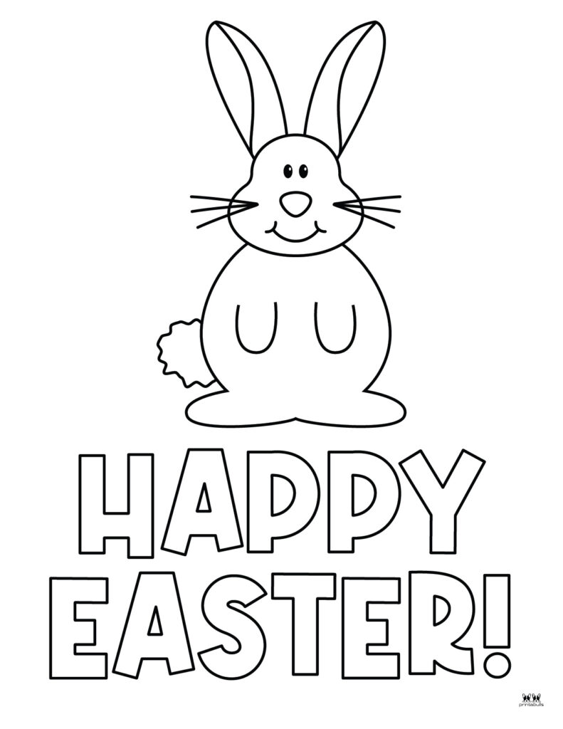 147 Happy Easter Coloring Pages Printable 78