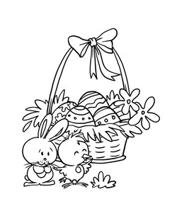 147 Happy Easter Coloring Pages Printable 81