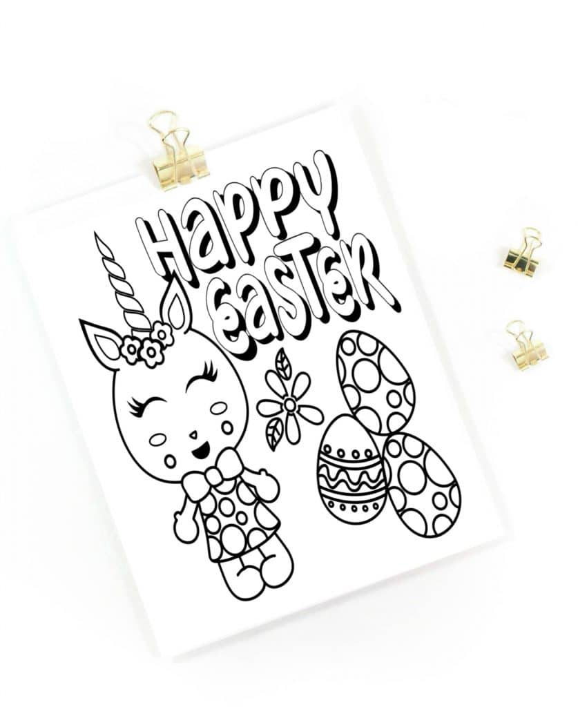 147 Happy Easter Coloring Pages Printable 84