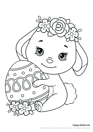 147 Happy Easter Coloring Pages Printable 85