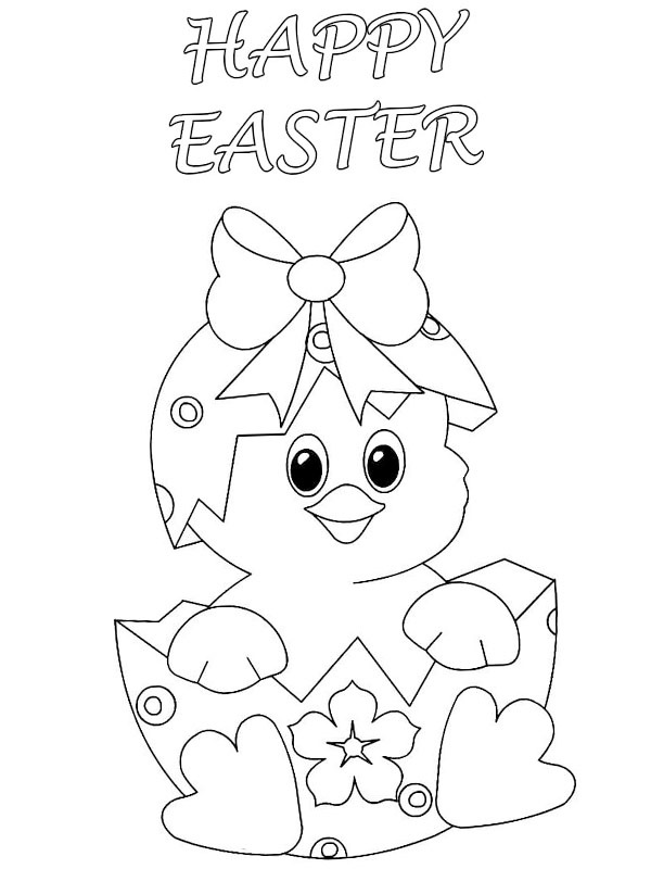 147 Happy Easter Coloring Pages Printable 87