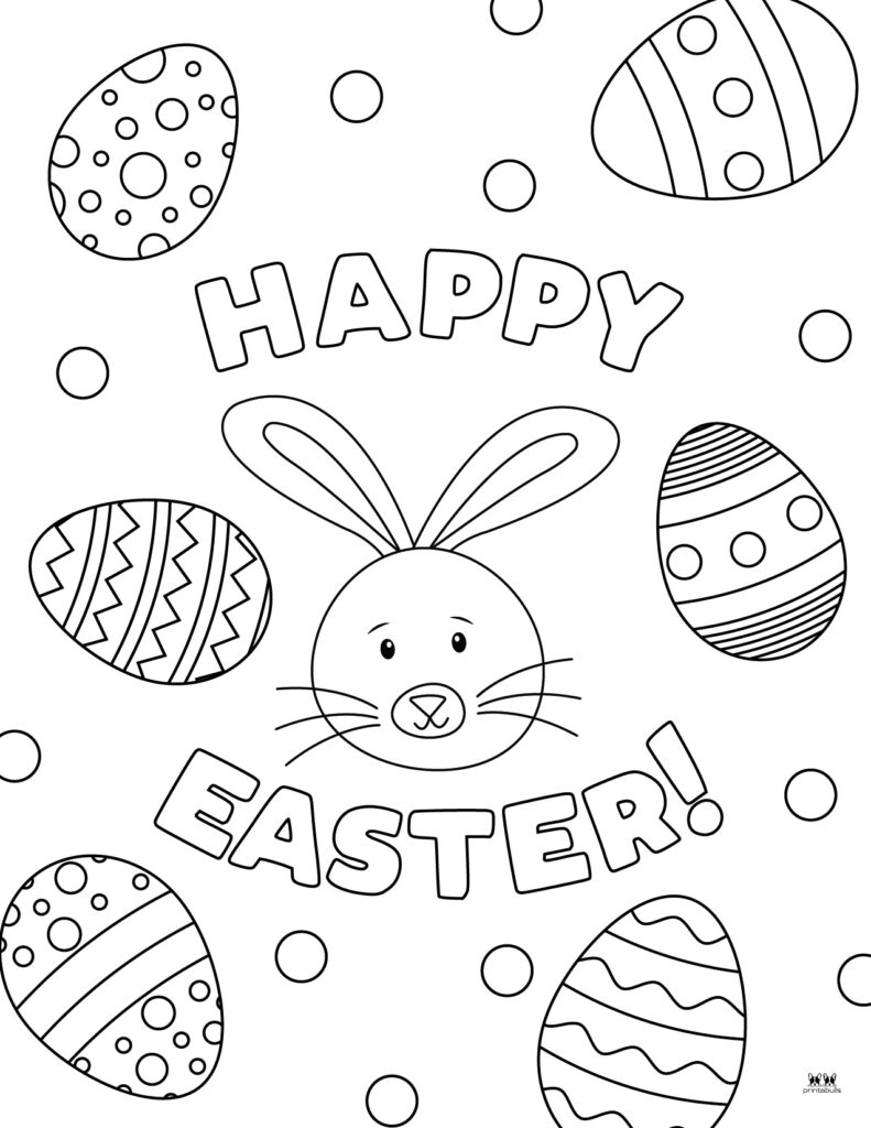 147 Happy Easter Coloring Pages Printable 90