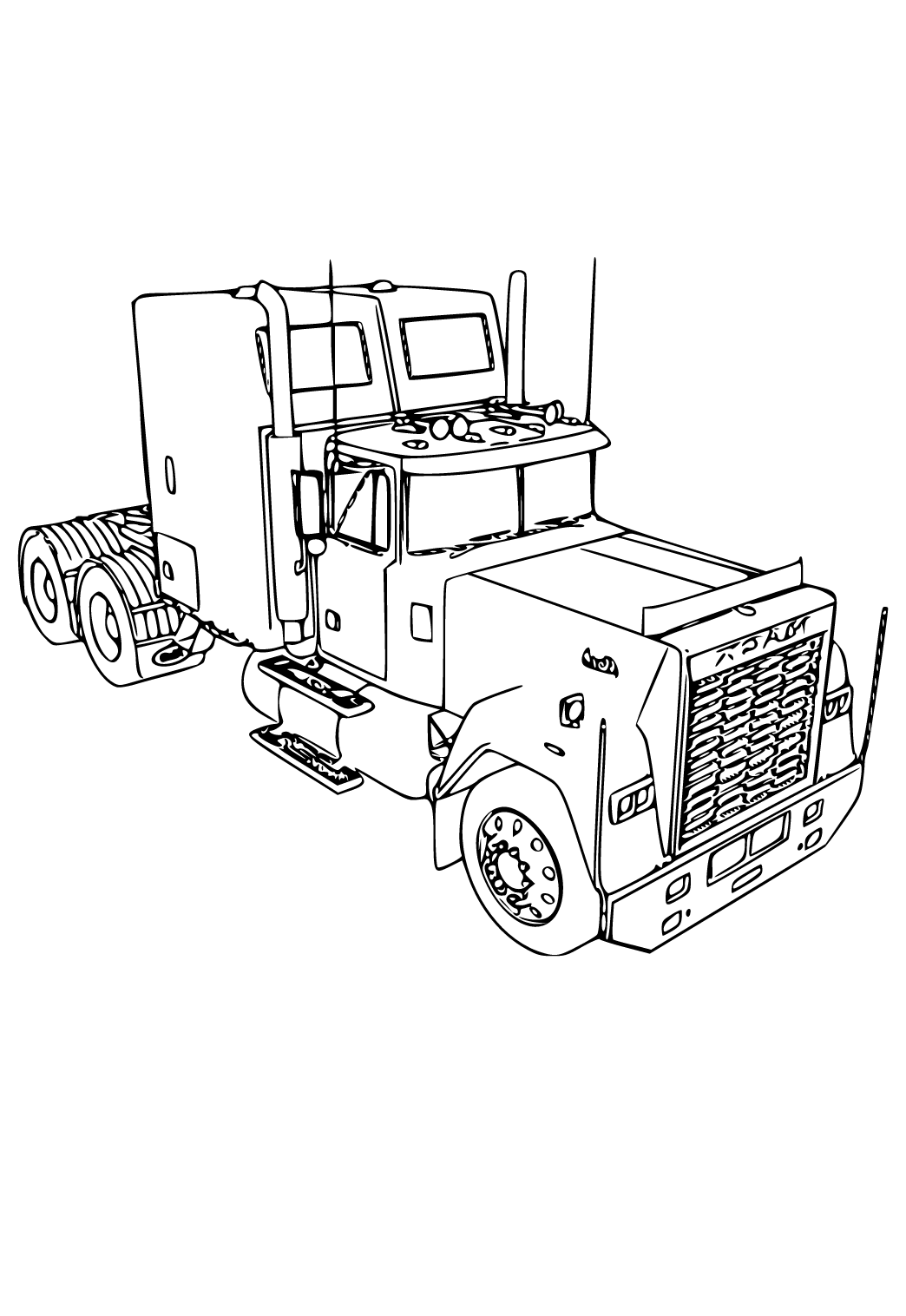 150+ Color Page Tractor Printable 109