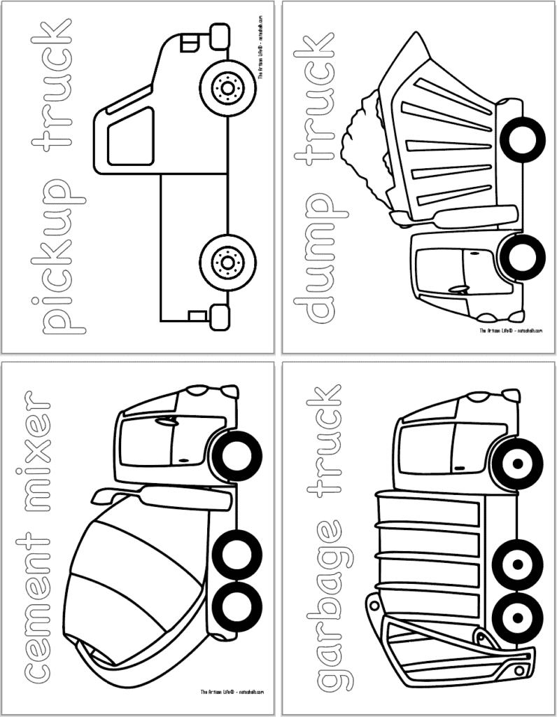 150+ Color Page Tractor Printable 112