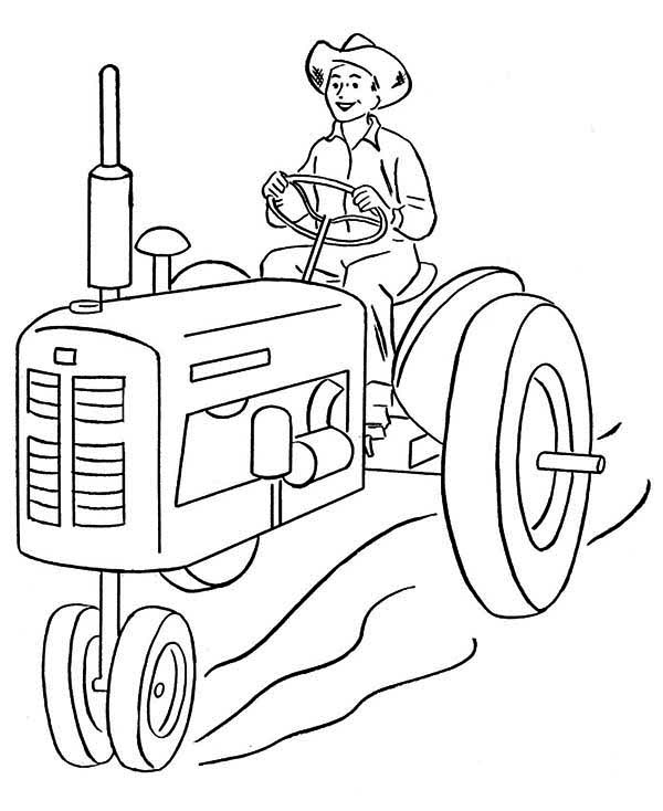 150+ Color Page Tractor Printable 113