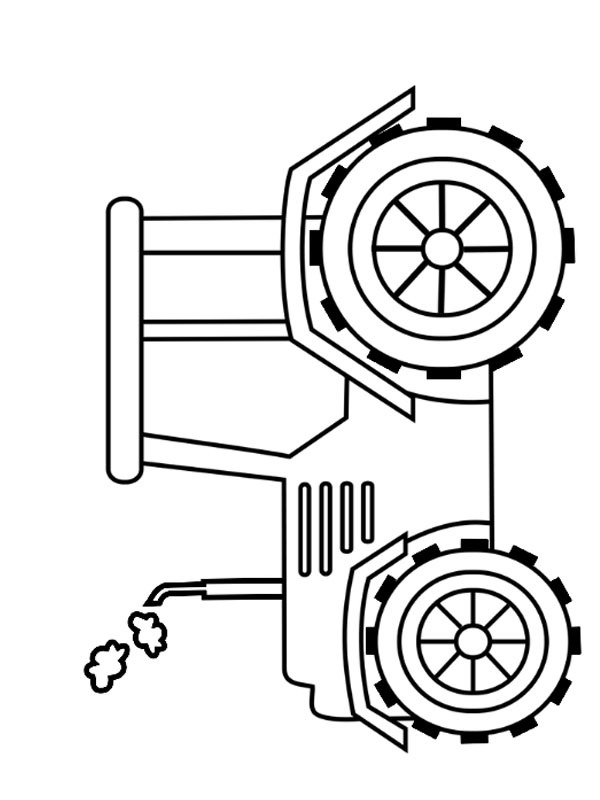 150+ Color Page Tractor Printable 119