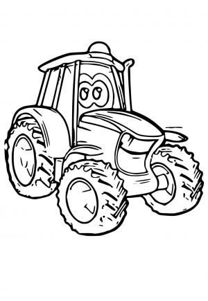 150+ Color Page Tractor Printable 137