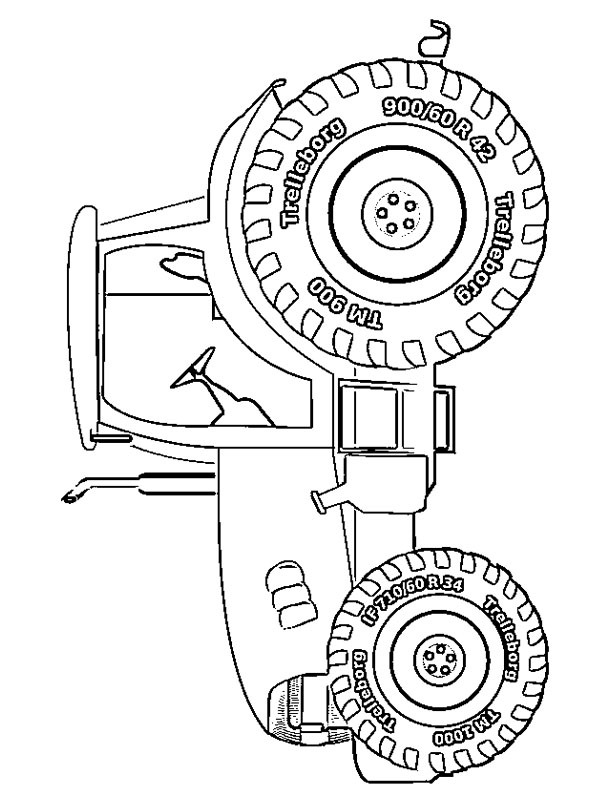 150+ Color Page Tractor Printable 145