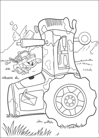 150+ Color Page Tractor Printable 25