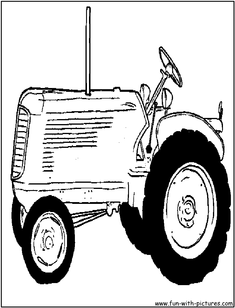 150+ Color Page Tractor Printable 36