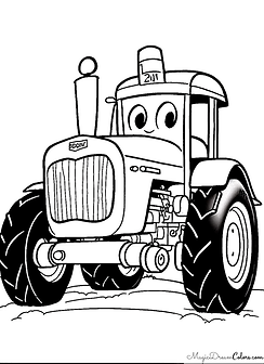 150+ Color Page Tractor Printable 63