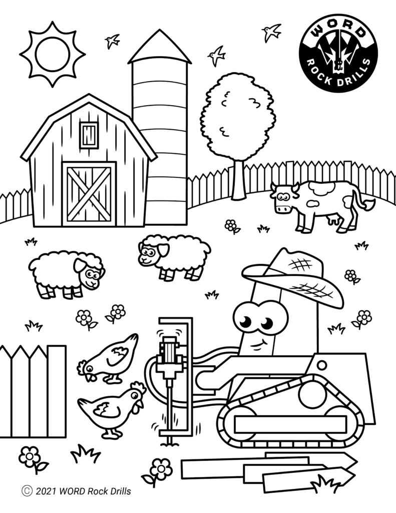 150+ Color Page Tractor Printable 69