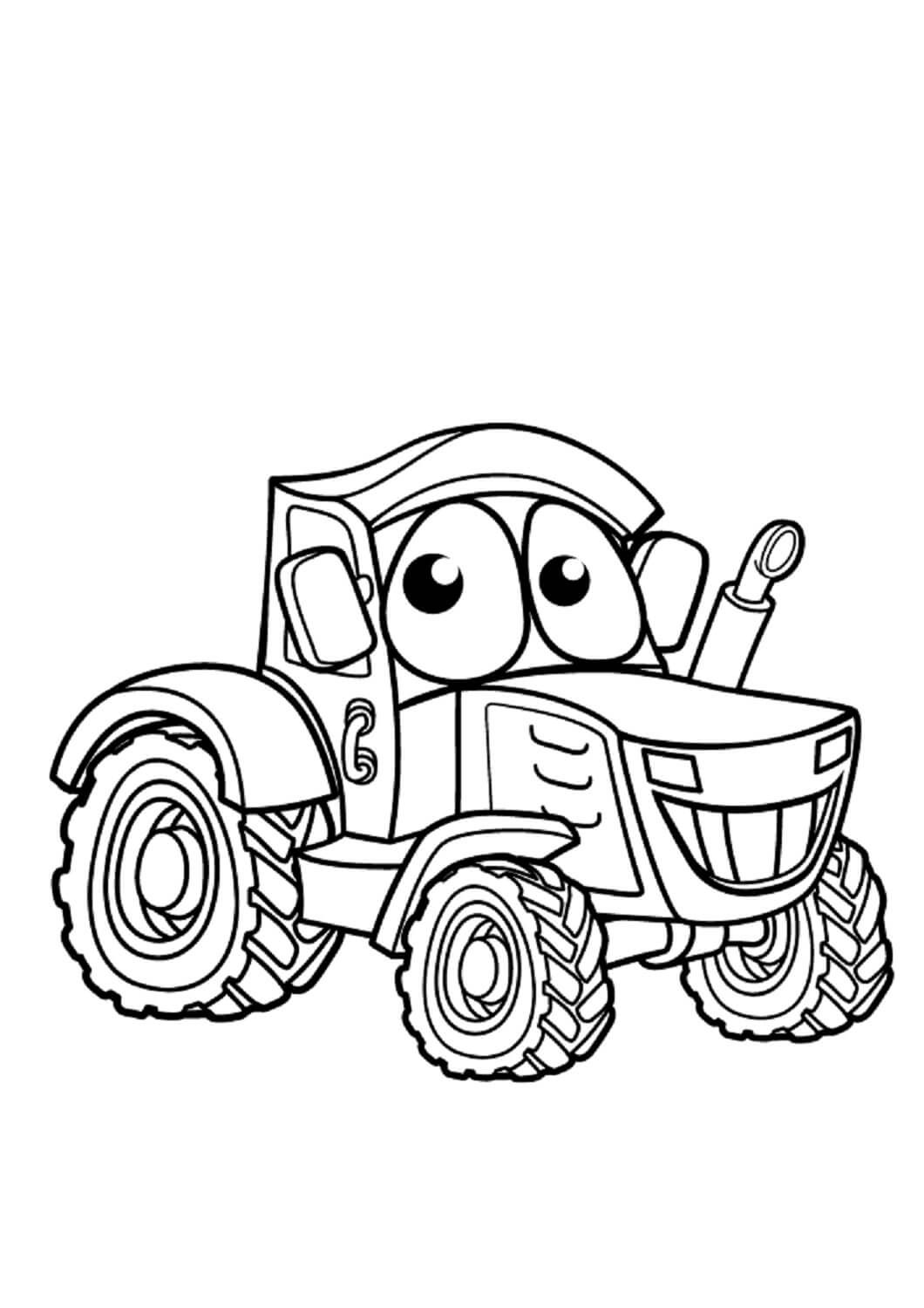 150+ Color Page Tractor Printable 74