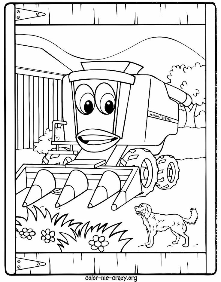 150+ Color Page Tractor Printable 81