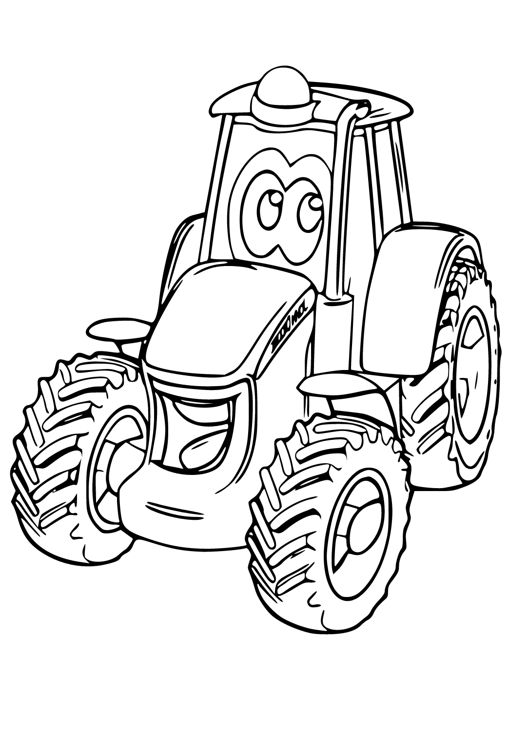 150+ Color Page Tractor Printable 94