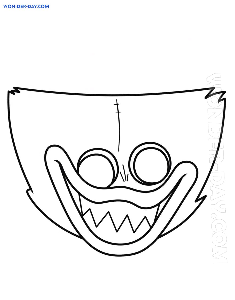 150+ Huggy Wuggy Coloring Pages FREE Printable 103