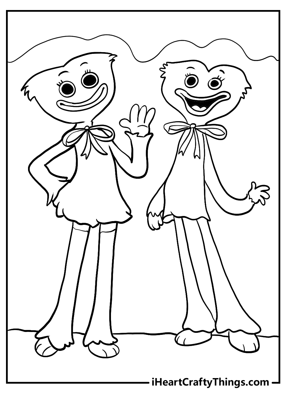 150+ Huggy Wuggy Coloring Pages FREE Printable 113