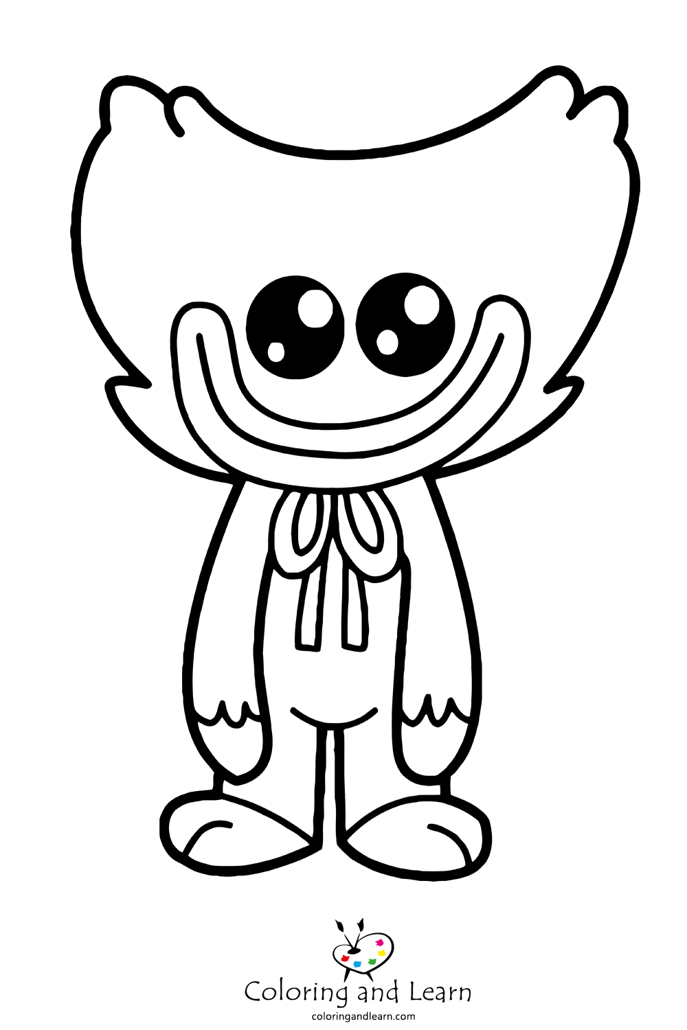 150+ Huggy Wuggy Coloring Pages FREE Printable 117