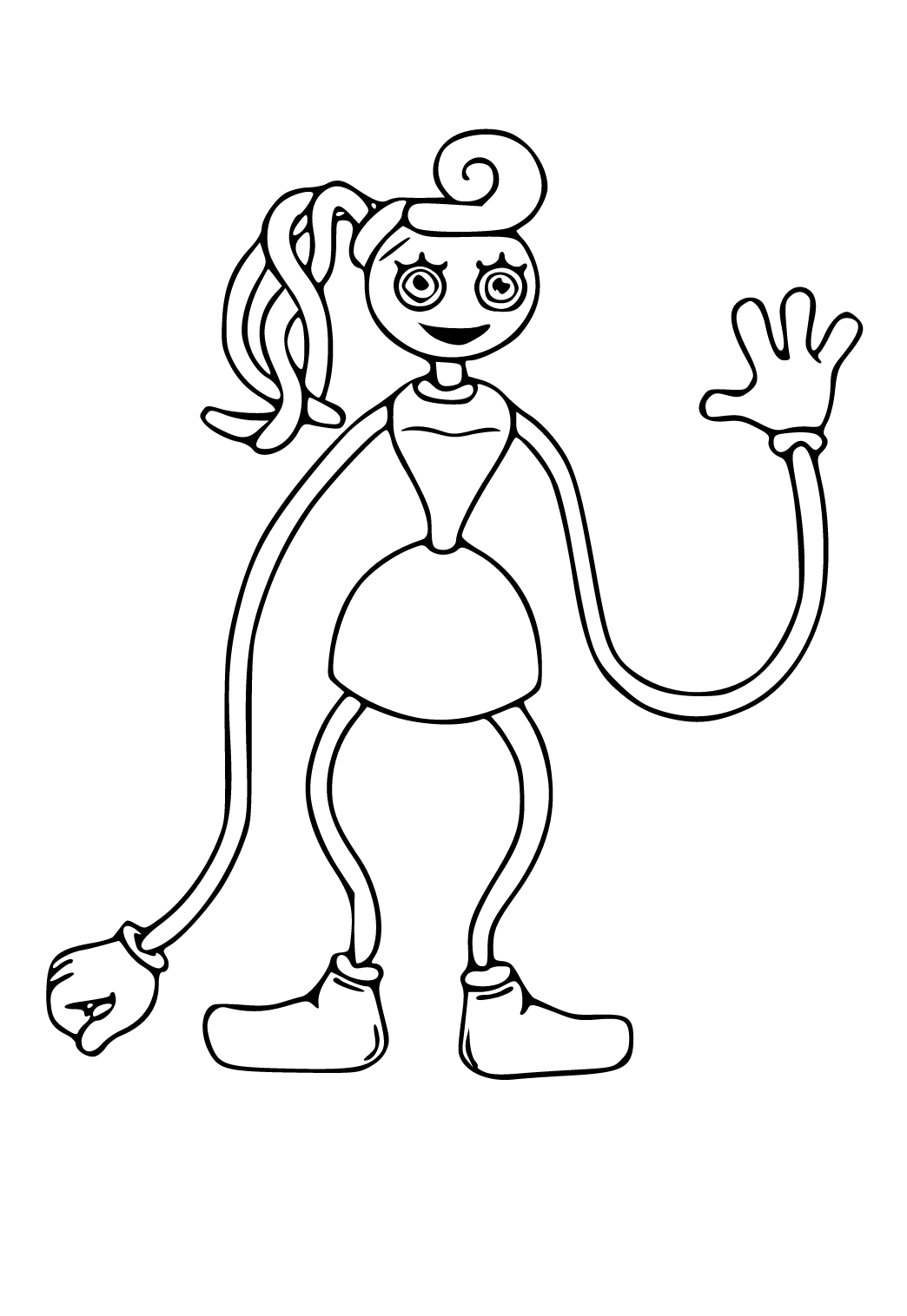 150+ Huggy Wuggy Coloring Pages FREE Printable 129