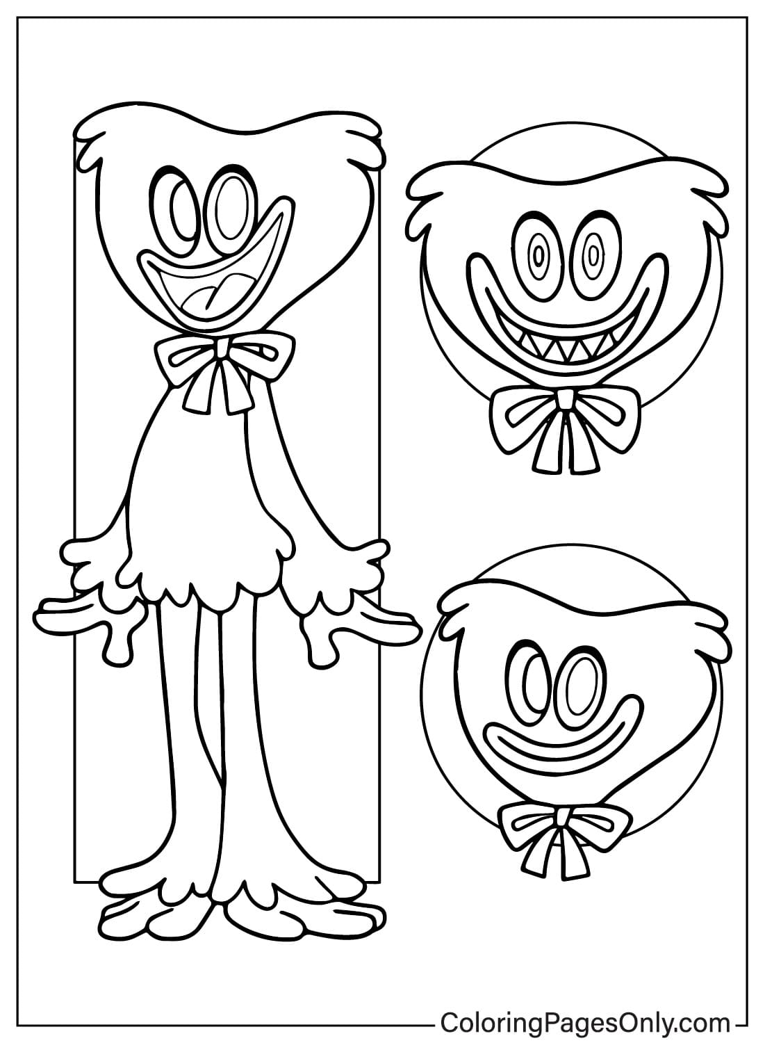 150+ Huggy Wuggy Coloring Pages FREE Printable 135